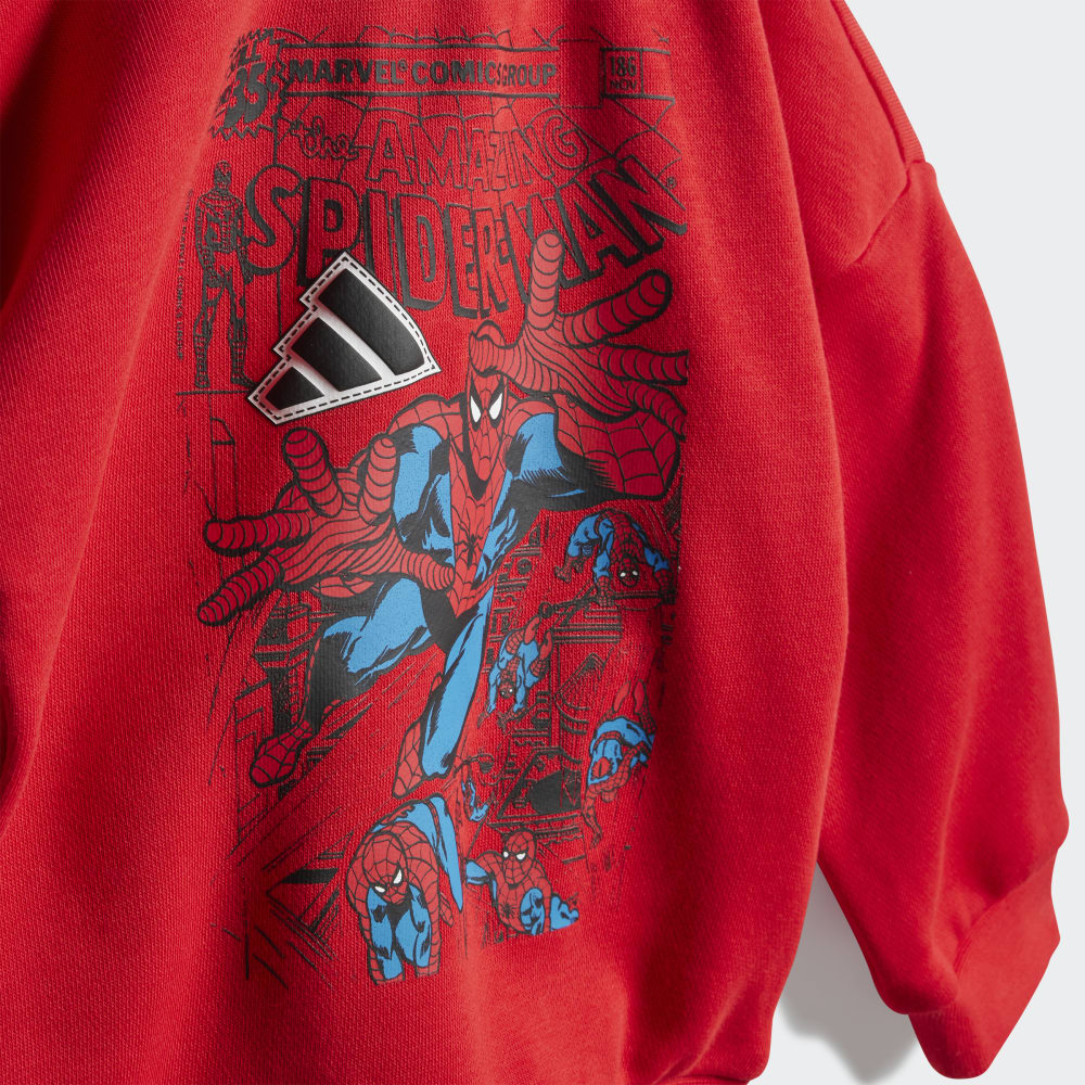 Conjunto Adidas Marvel Spider-Man Niños - Urbano | JV7371 Rojo
