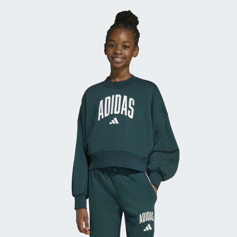 Polera Adidas Seasonals Essentials Typography Unisex - Urbano | JV7377 Verde