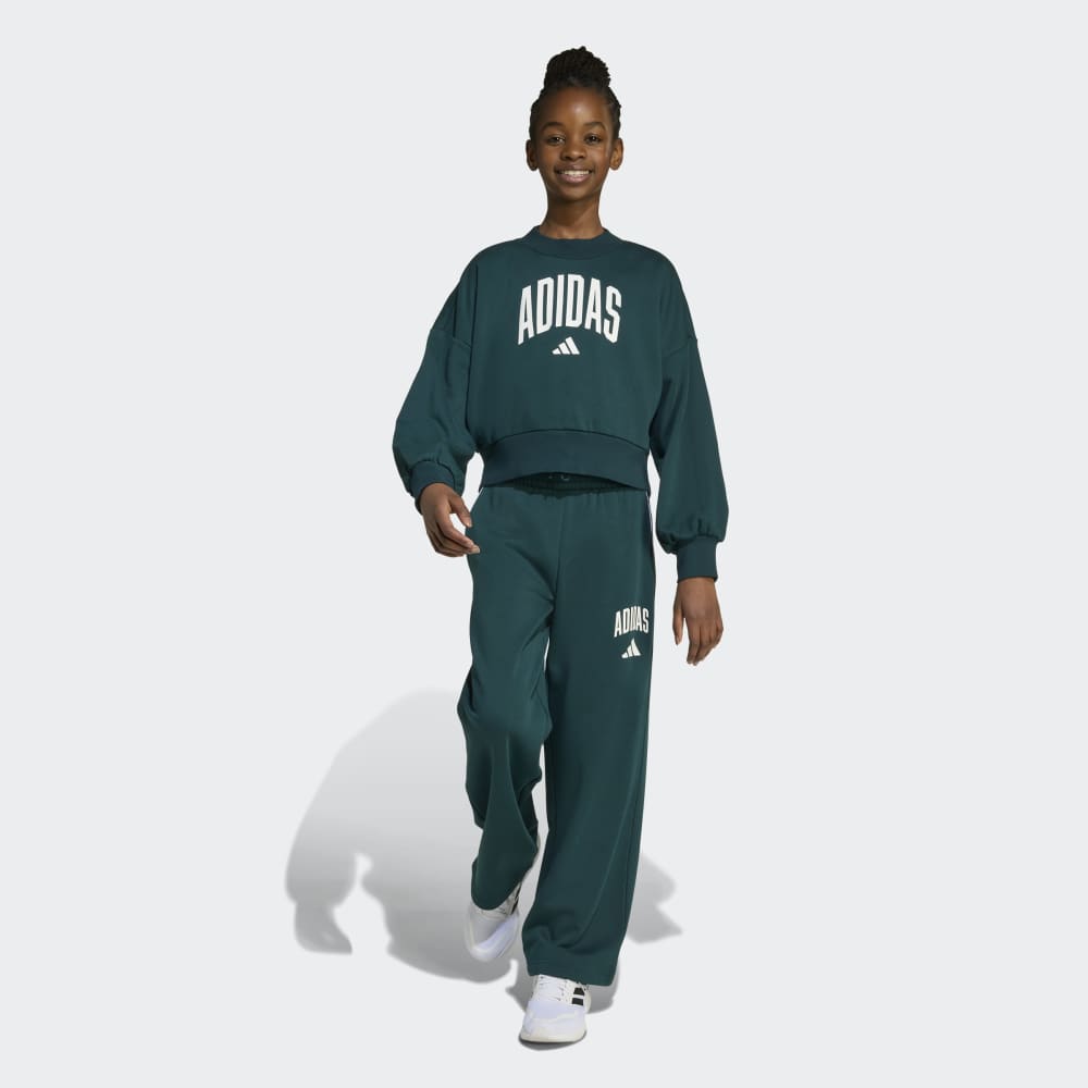 Polera Adidas Seasonals Essentials Typography Unisex - Urbano | JV7377 Verde