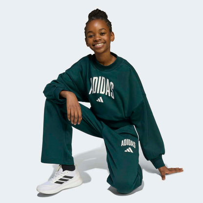 Polera Adidas Seasonals Essentials Typography Unisex - Urbano | JV7377 Verde