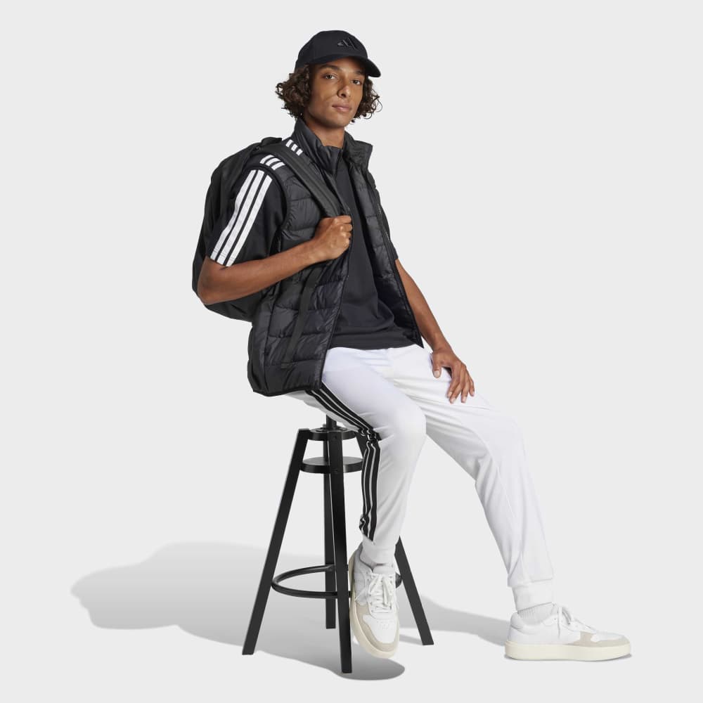 Polo Adidas Essentials 3T Hombre - Urbano | JW1949 Negro