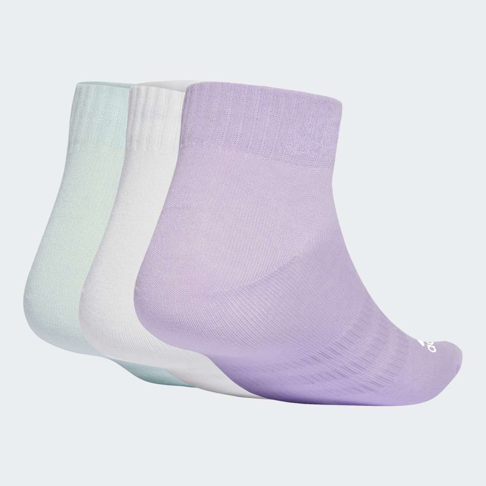 Medias Adidas T SPW LOW 3P Unisex - Urbano | JW5284 Rosa/Verde/Blanco