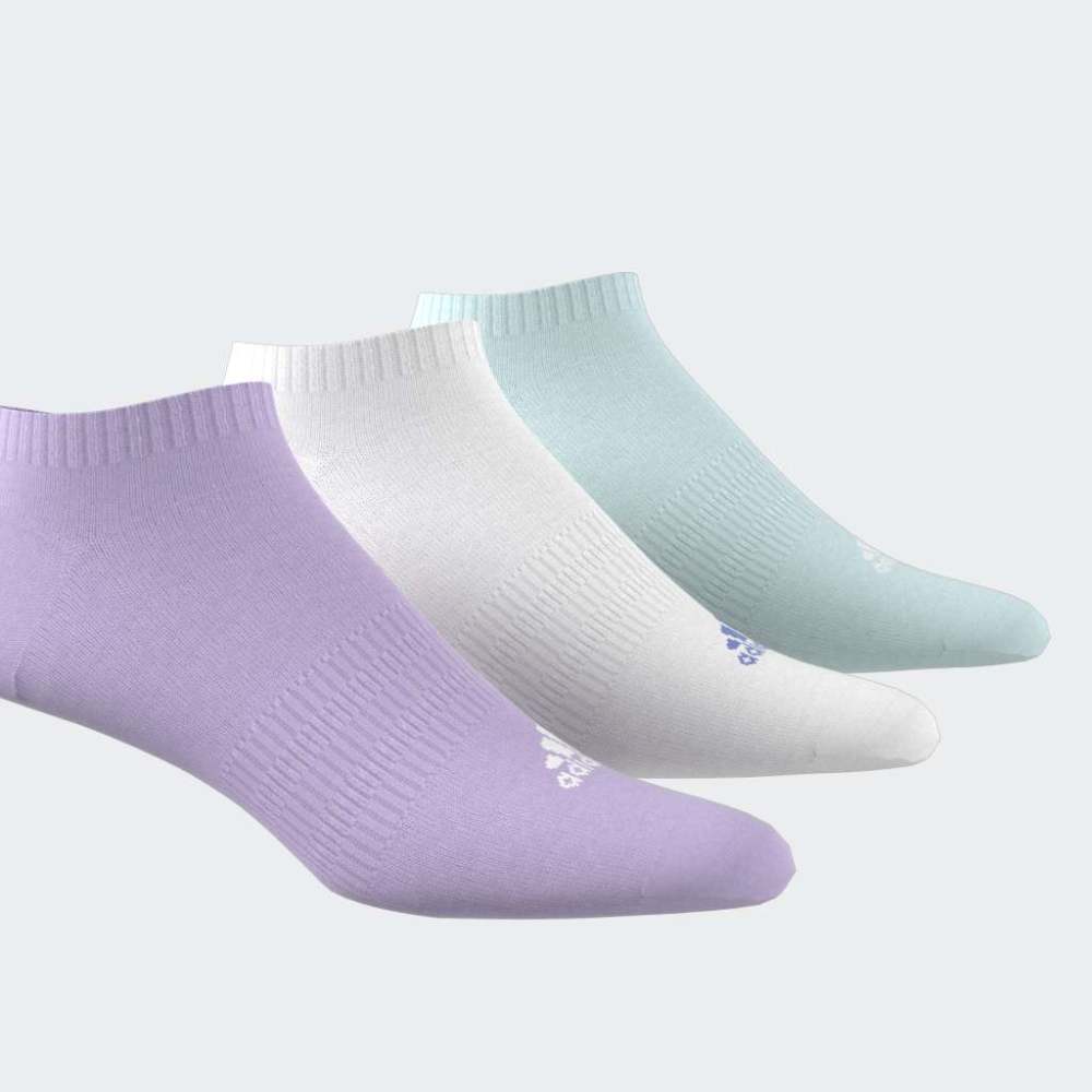 Medias Adidas T SPW LOW 3P Unisex - Urbano | JW5284 Rosa/Verde/Blanco
