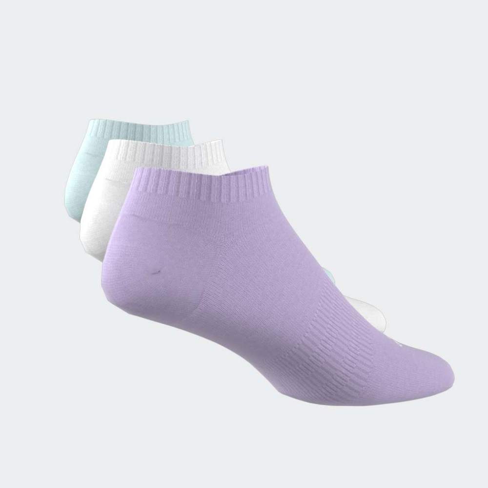 Medias Adidas T SPW LOW 3P Unisex - Urbano | JW5284 Rosa/Verde/Blanco