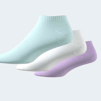 Medias Adidas T SPW LOW 3P Unisex - Urbano | JW5284 Rosa/Verde/Blanco