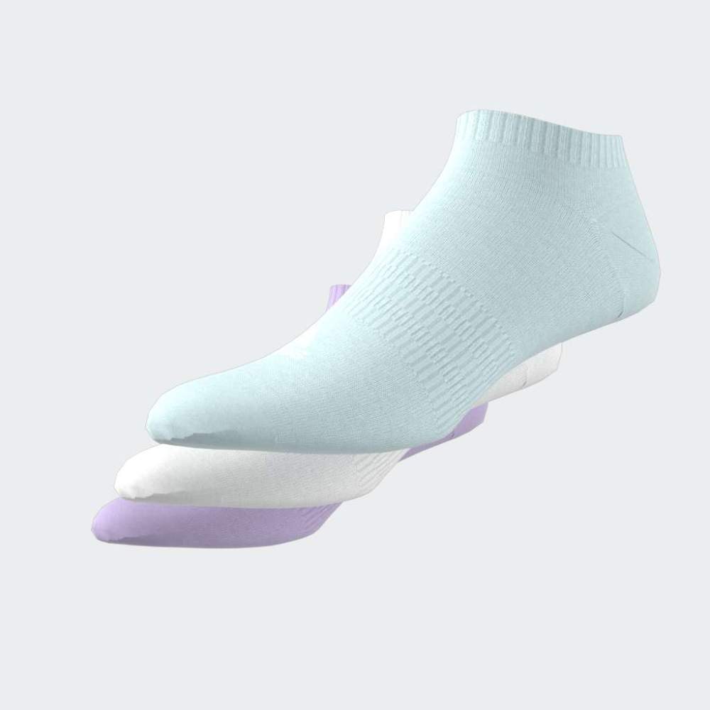 Medias Adidas T SPW LOW 3P Unisex - Urbano | JW5284 Rosa/Verde/Blanco