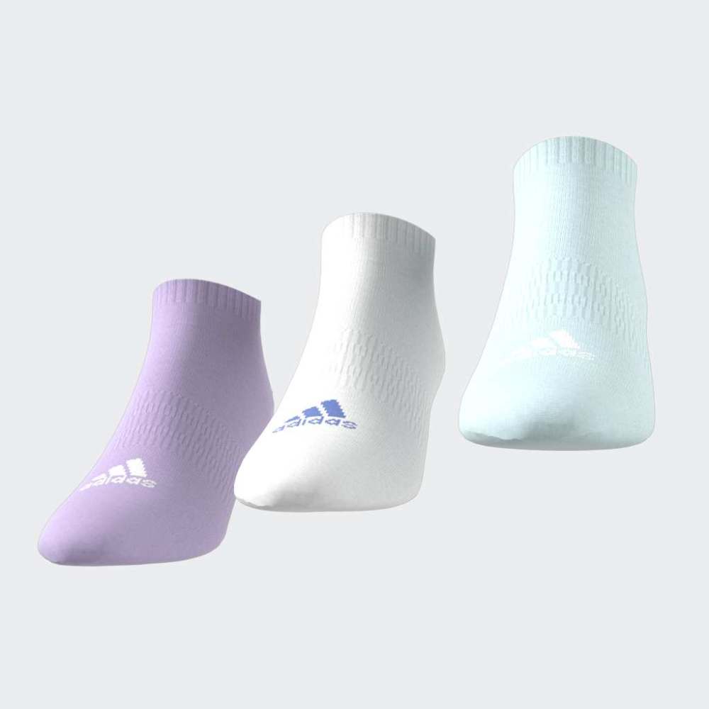 Medias Adidas T SPW LOW 3P Unisex - Urbano | JW5284 Rosa/Verde/Blanco