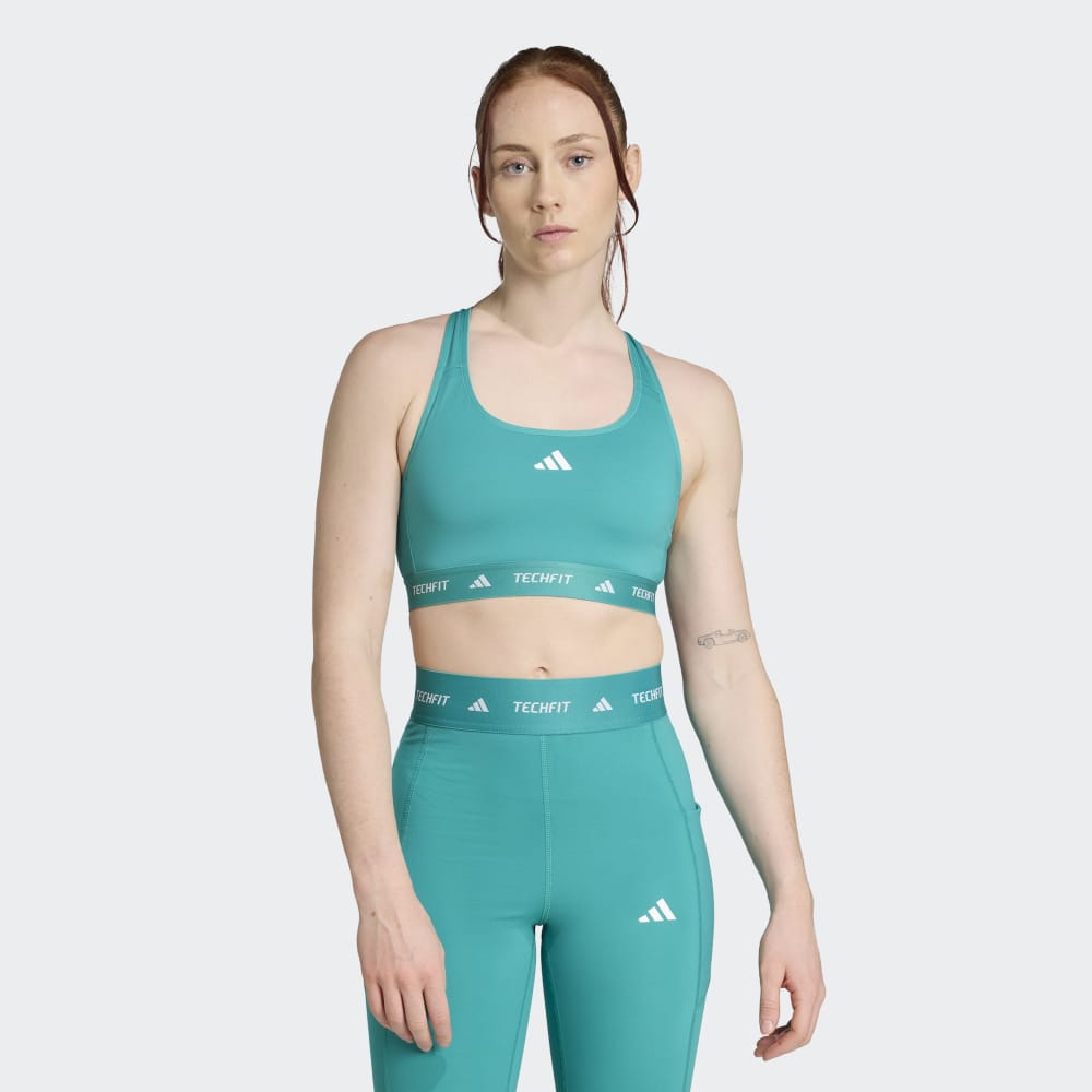 Top Adidas Deportivo Techfit Mujer - Training | JW7245 Turqueza