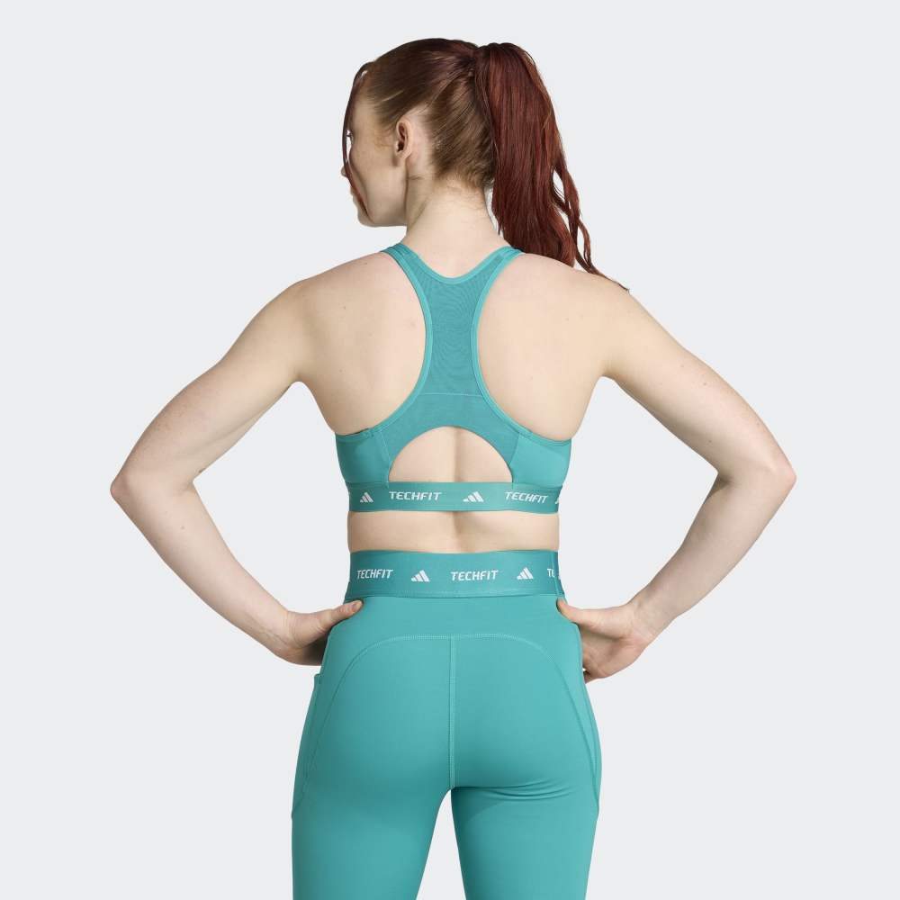 Top Adidas Deportivo Techfit Mujer - Training | JW7245 Turqueza