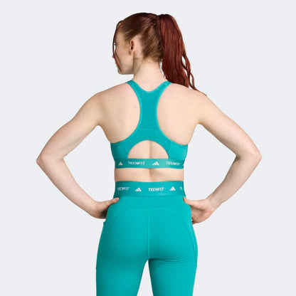 Top Adidas Deportivo Techfit Mujer - Training | JW7245 Turqueza