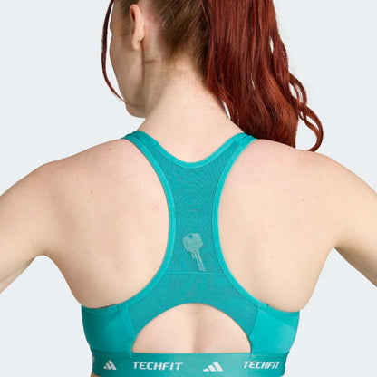 Top Adidas Deportivo Techfit Mujer - Training | JW7245 Turqueza