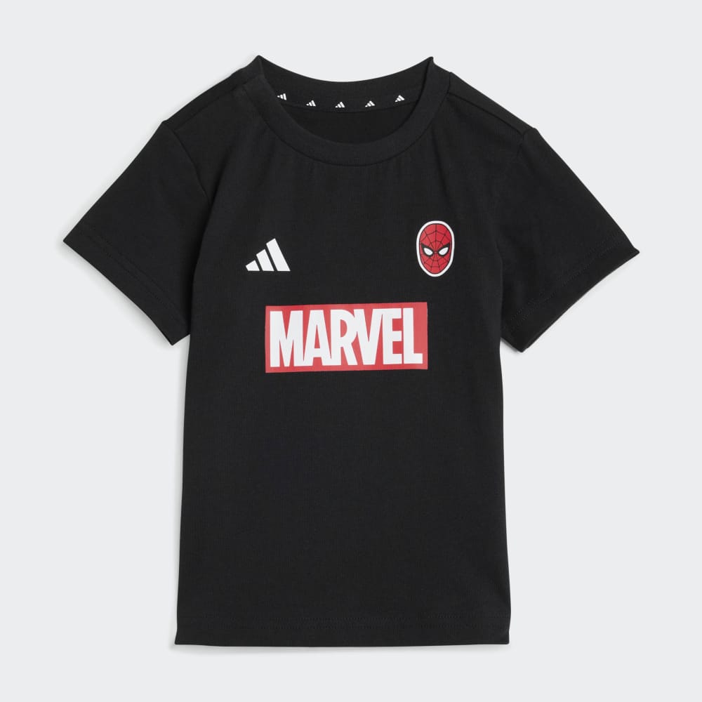 Conjunto Adidas I MRVL SM T SET Unisex - Urbano | JW9968 Negro/Rojo
