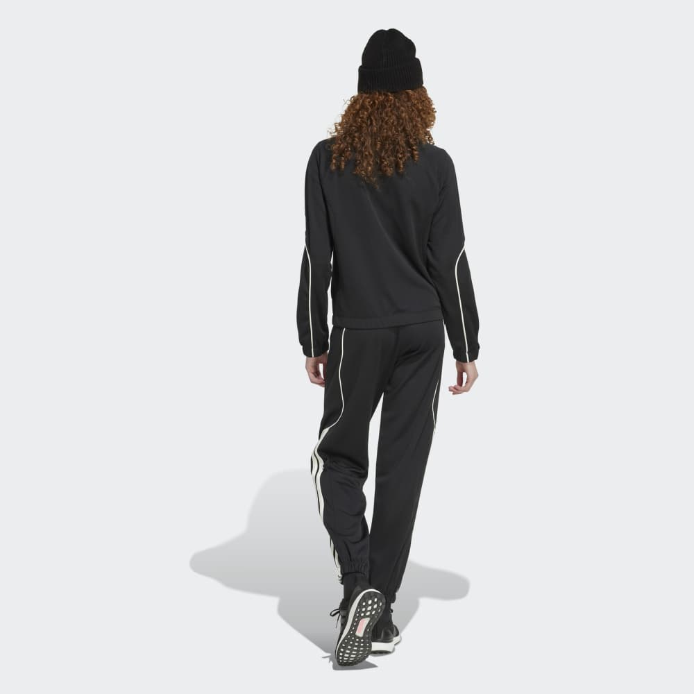 Conjunto Adidas Stadium 3 Franjas Mujer - Training | JX0471 Negro