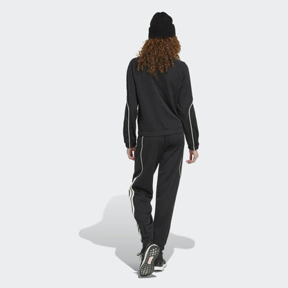 Conjunto Adidas Stadium 3 Franjas Mujer - Training | JX0471 Negro