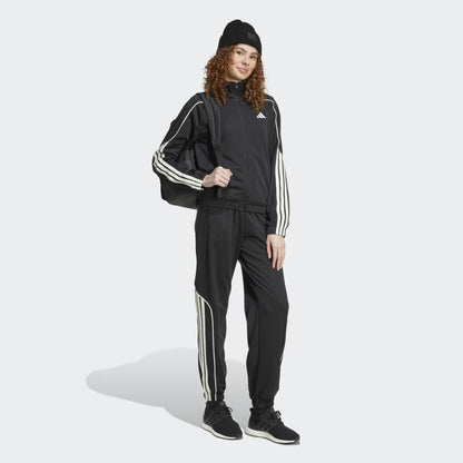 Conjunto Adidas Stadium 3 Franjas Mujer - Training | JX0471 Negro