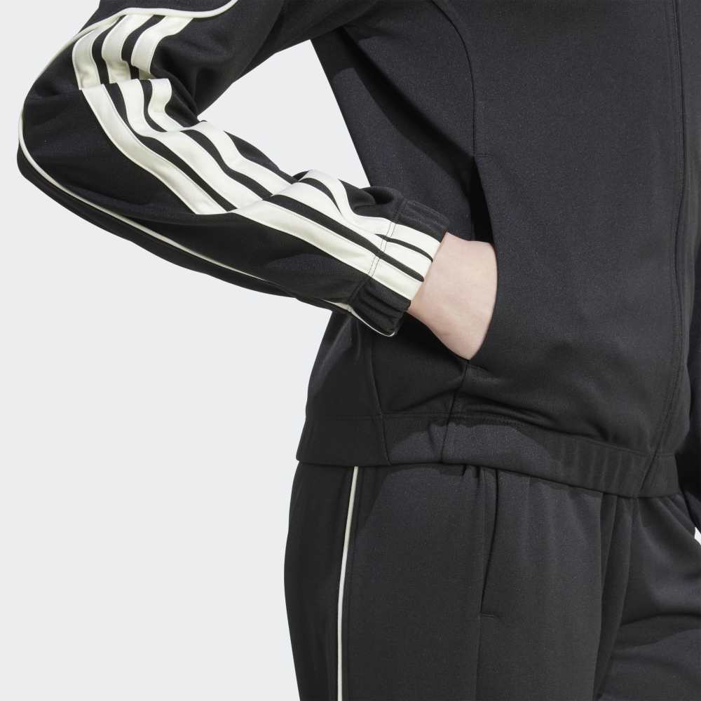Conjunto Adidas Stadium 3 Franjas Mujer - Training | JX0471 Negro