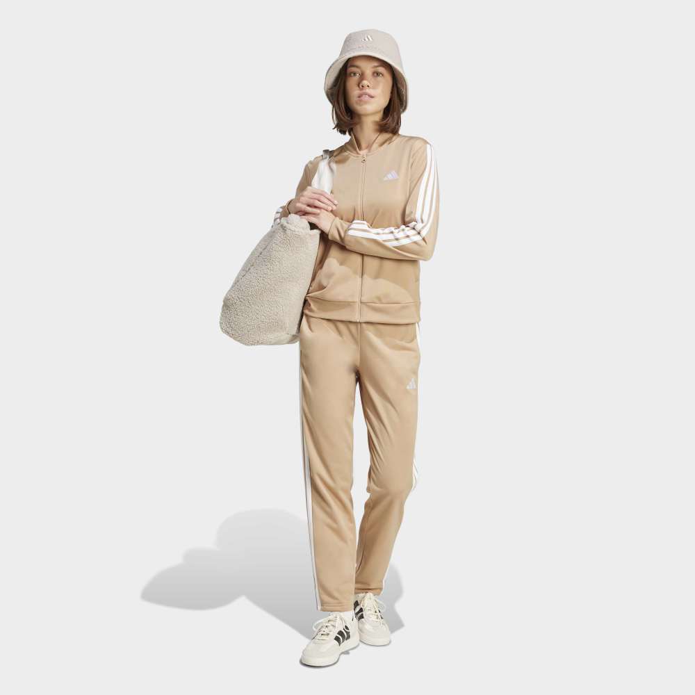 Conjunto Adidas W ESS 3S TS Mujer - Urbano | JX0507 Warm Sandstone