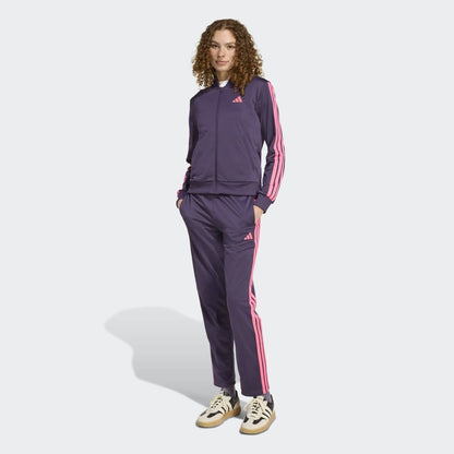 Conjunto Adidas Essentials 3 Rayas Mujer - Training | JX0510 Morado