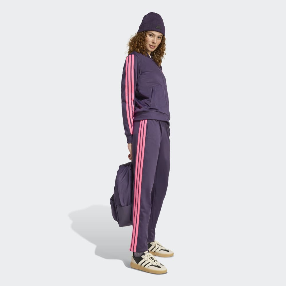 Conjunto Adidas Essentials 3 Rayas Mujer - Training | JX0510 Morado