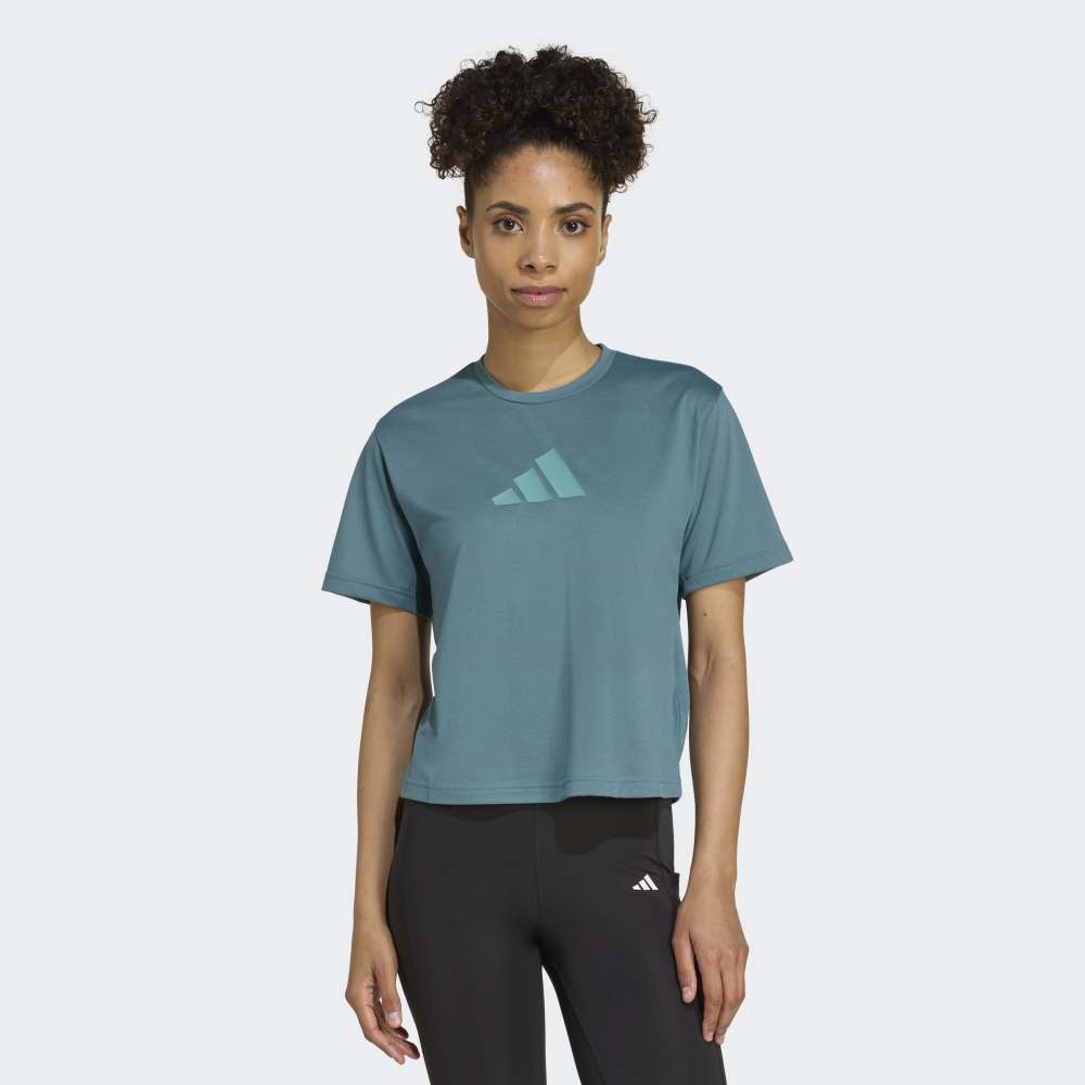 Polo Adidas Essentials Logotipo Grande Mujer - Training | JX1270 Verde