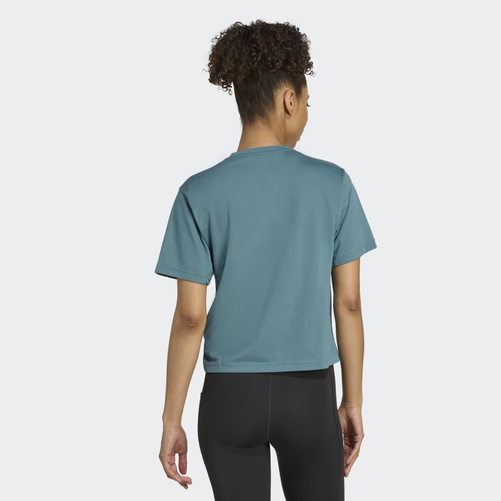 Polo Adidas Essentials Logotipo Grande Mujer - Training | JX1270 Verde