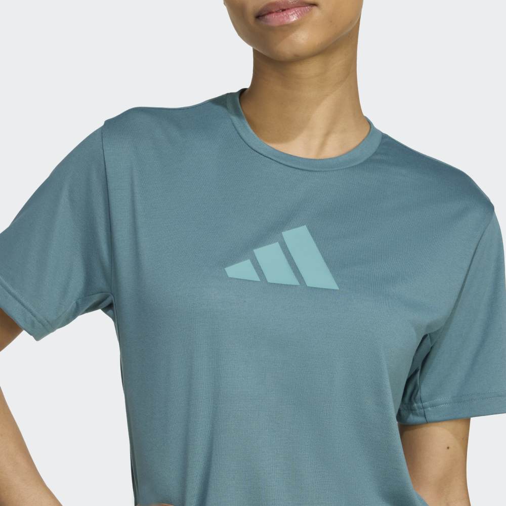 Polo Adidas Essentials Logotipo Grande Mujer - Training | JX1270 Verde