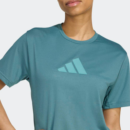 Polo Adidas Essentials Logotipo Grande Mujer - Training | JX1270 Verde