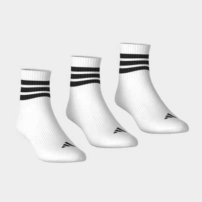Medias Adidas 3S ESS C Mid 3P Unisex - Urbano | JZ0529 Blanco