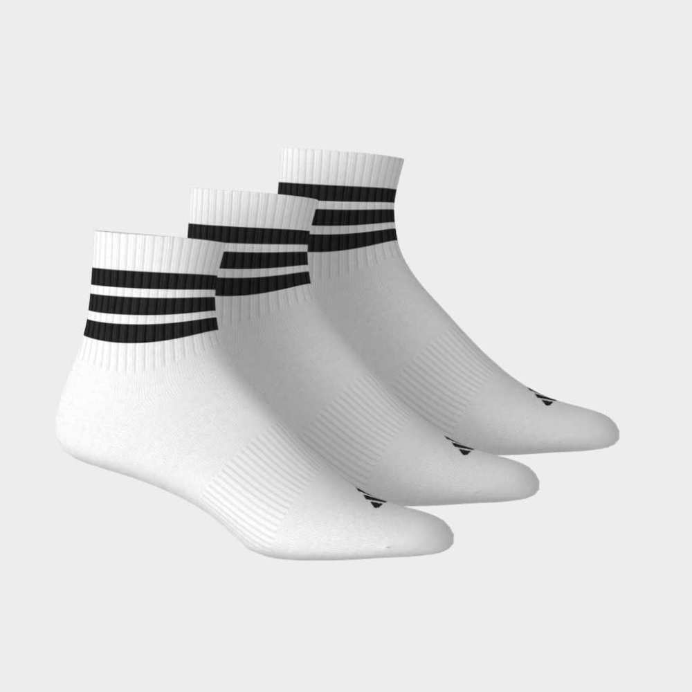 Medias Adidas 3S ESS C Mid 3P Unisex - Urbano | JZ0529 Blanco