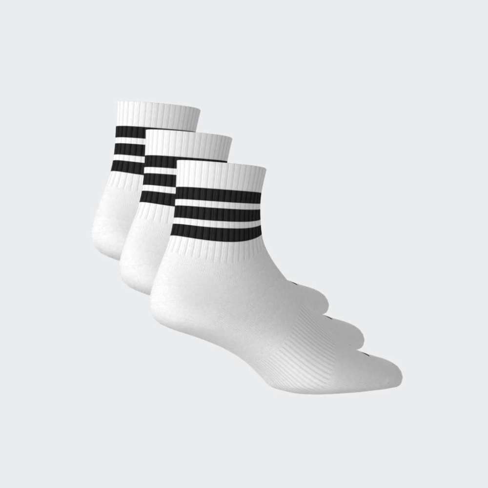 Medias Adidas 3S ESS C Mid 3P Unisex - Urbano | JZ0529 Blanco