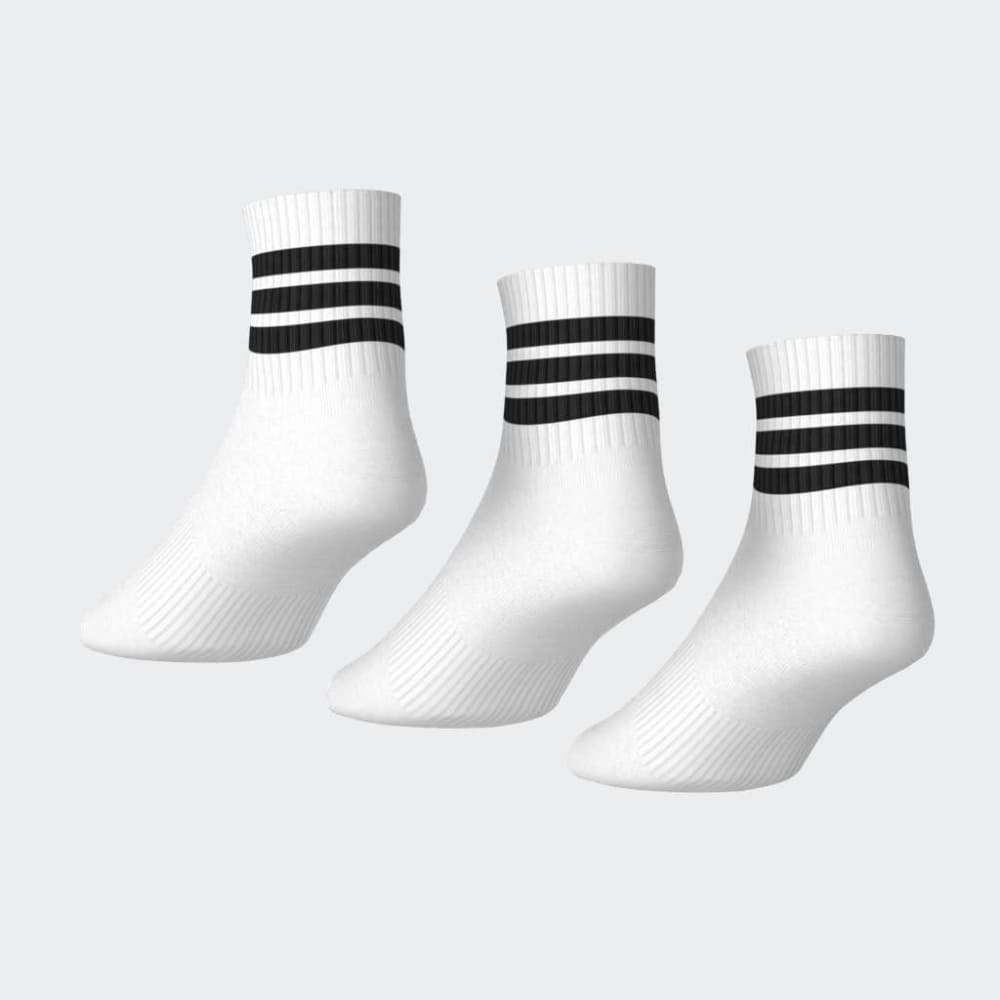 Medias Adidas 3S ESS C Mid 3P Unisex - Urbano | JZ0529 Blanco