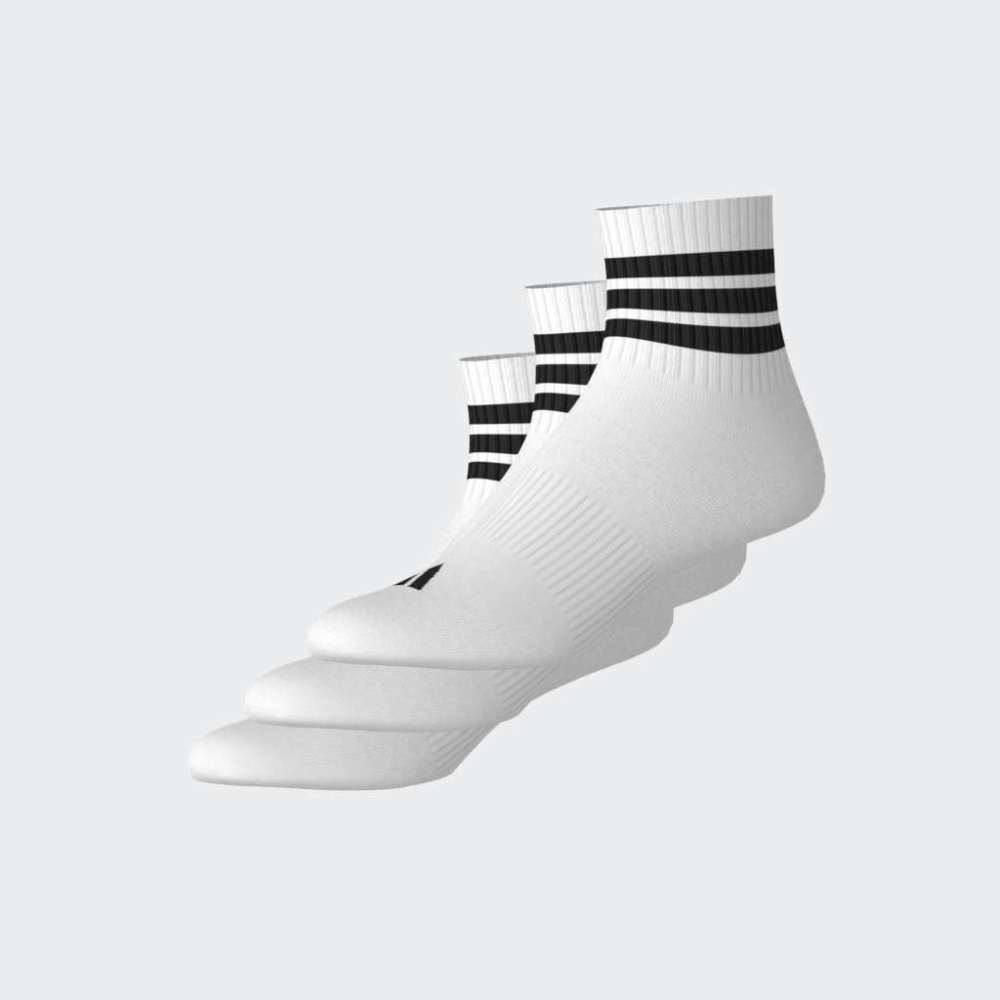 Medias Adidas 3S ESS C Mid 3P Unisex - Urbano | JZ0529 Blanco