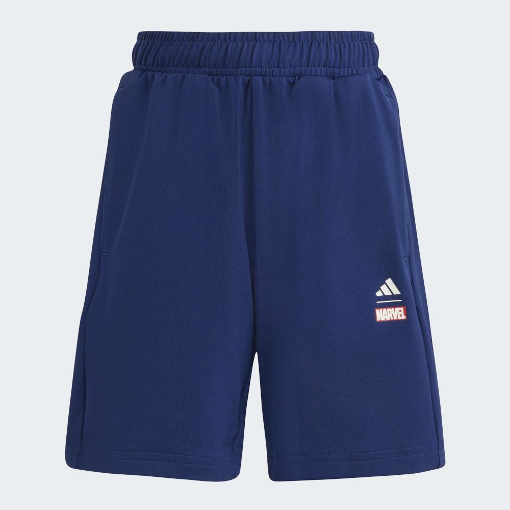 Conjunto Adidas LK MRVL SM TSET Unisex - Urbano | JZ3544 Blanco/Azul