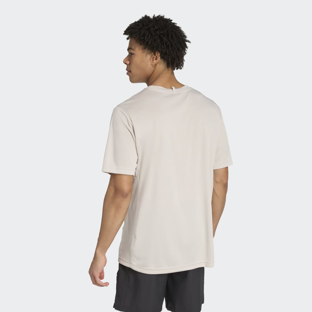Polo Adidas TR ESS HP T Hombre - Trainning | JZ4162 Beige