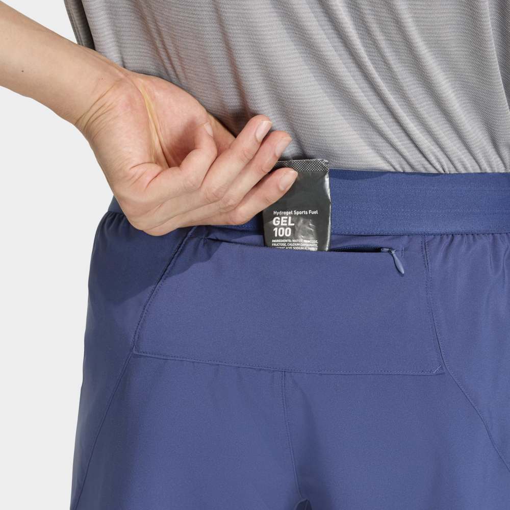 Shorts Adidas Run Ess Hombre - Running | JZ7767 Azul