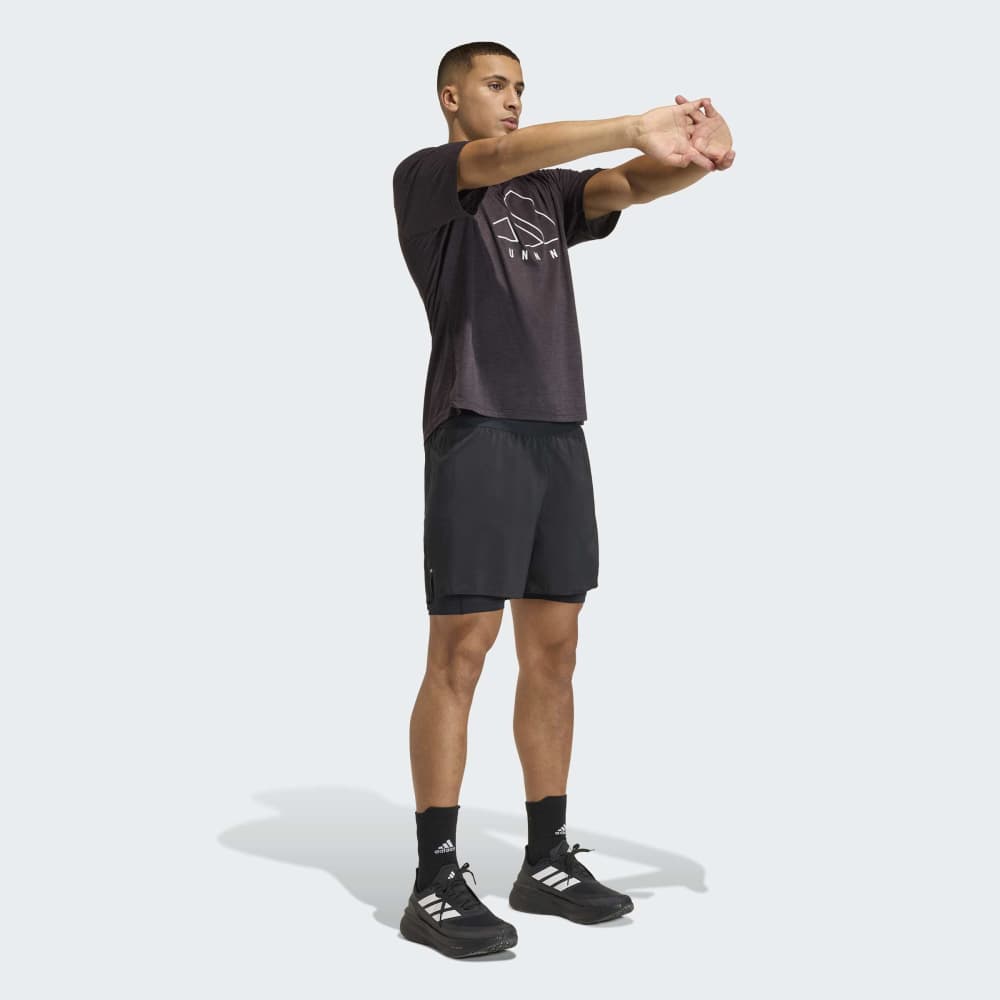 Shorts Adidas Run ESS 21 S M Hombre - Running | KA4331 Negro