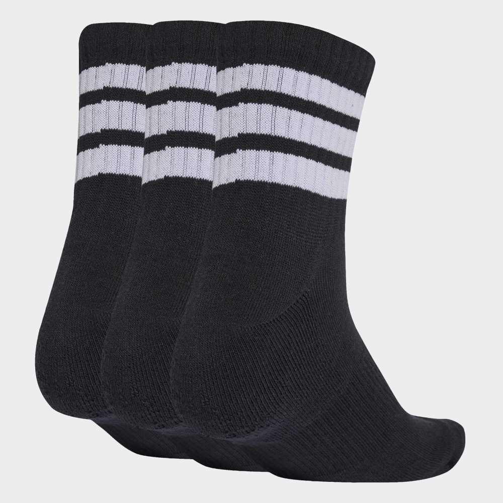 Medias Adidas 3S ESS C Mid 3P Unisex - Urbano | KC9617 Negro