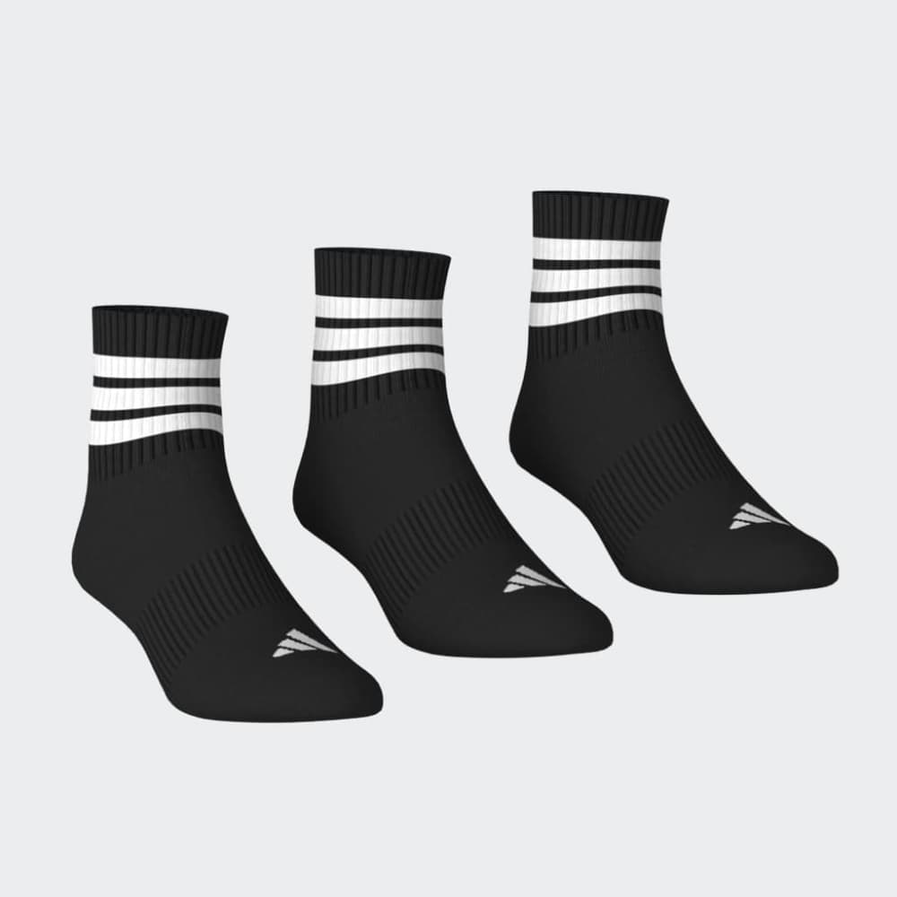 Medias Adidas 3S ESS C Mid 3P Unisex - Urbano | KC9617 Negro