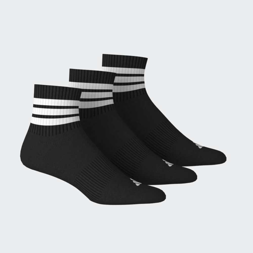 Medias Adidas 3S ESS C Mid 3P Unisex - Urbano | KC9617 Negro