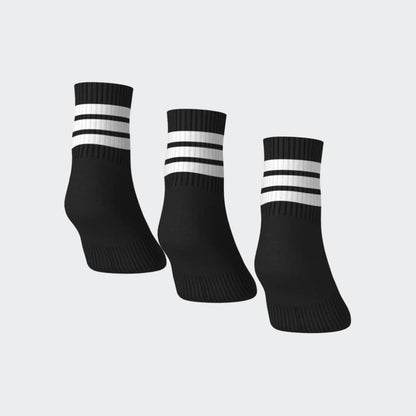 Medias Adidas 3S ESS C Mid 3P Unisex - Urbano | KC9617 Negro
