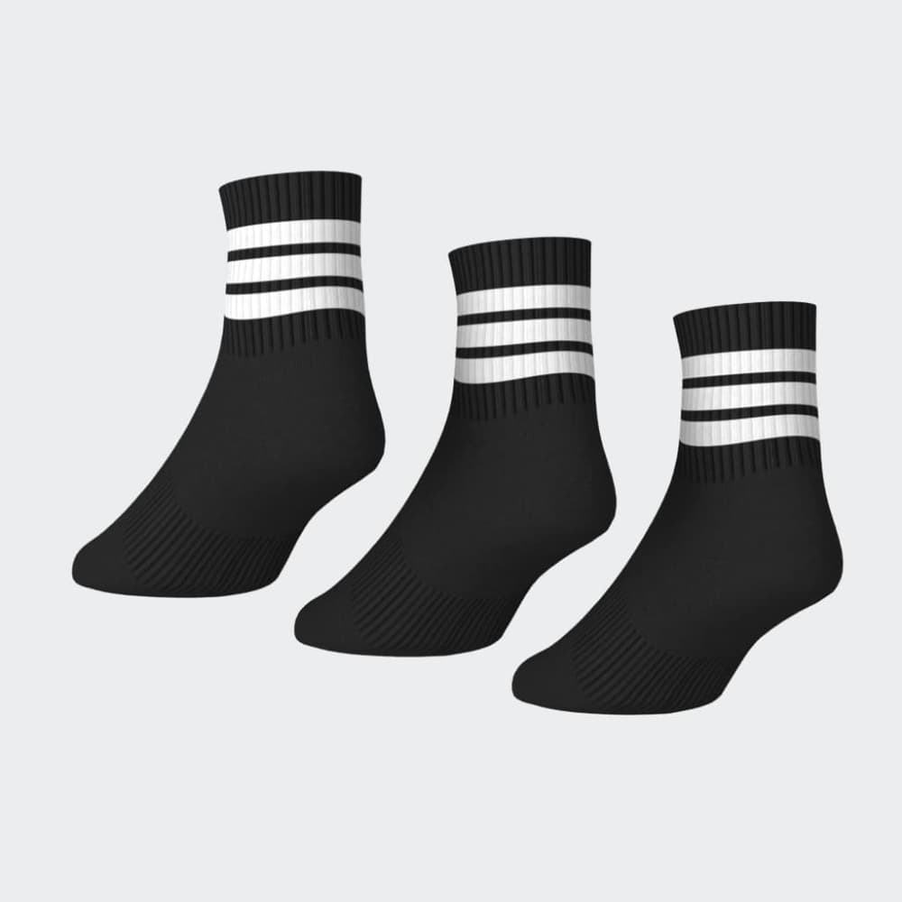 Medias Adidas 3S ESS C Mid 3P Unisex - Urbano | KC9617 Negro