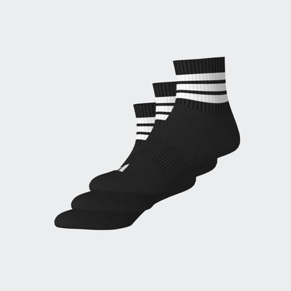 Medias Adidas 3S ESS C Mid 3P Unisex - Urbano | KC9617 Negro