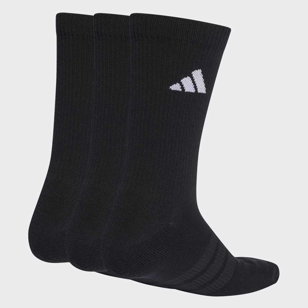 Medias Adidas C ESS CRW 3P Unisex - Urbano | KC9626 Negro