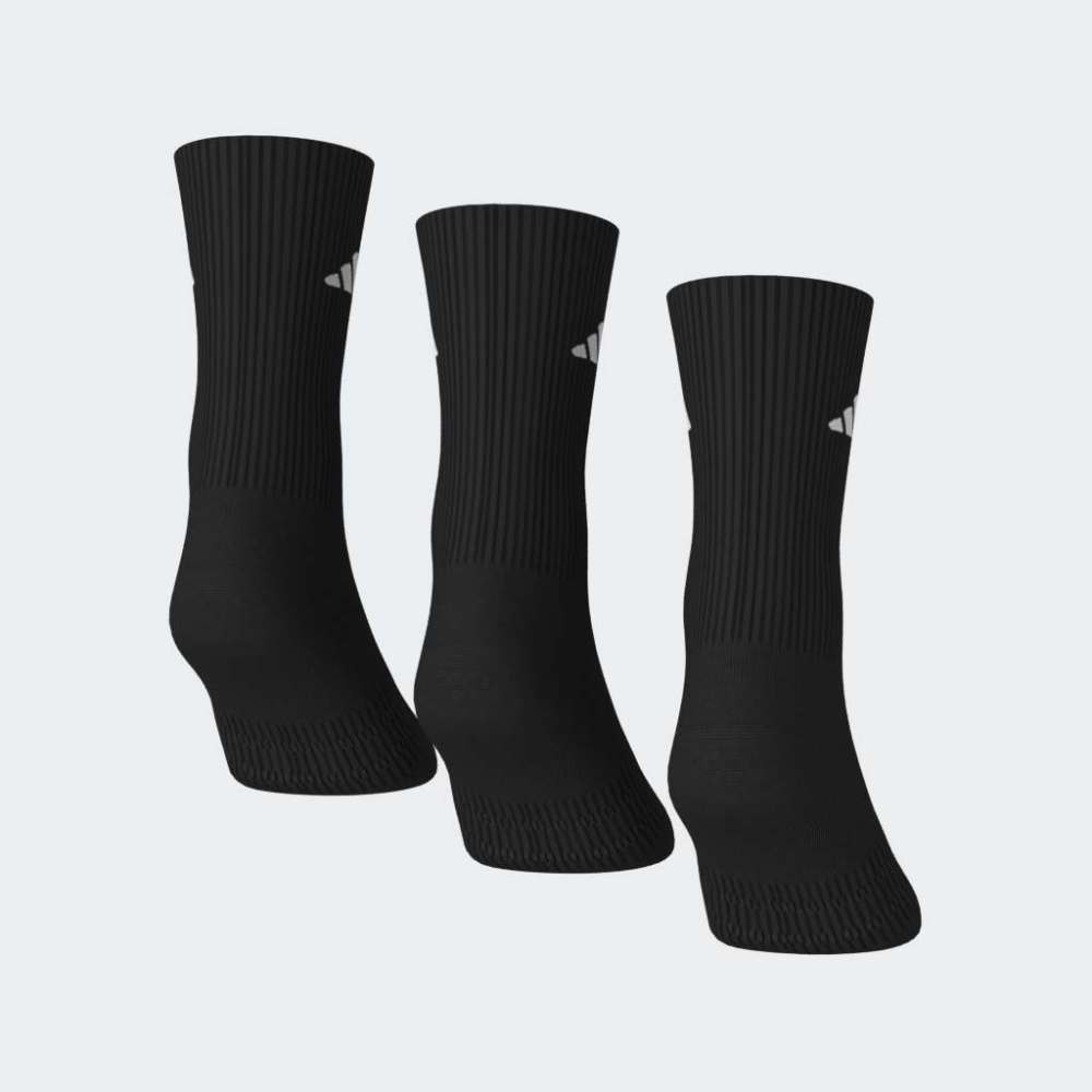 Medias Adidas C ESS CRW 3P Unisex - Urbano | KC9626 Negro