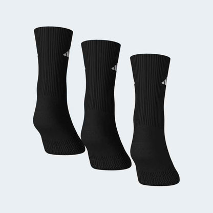 Medias Adidas C ESS CRW 3P Unisex - Urbano | KC9626 Negro