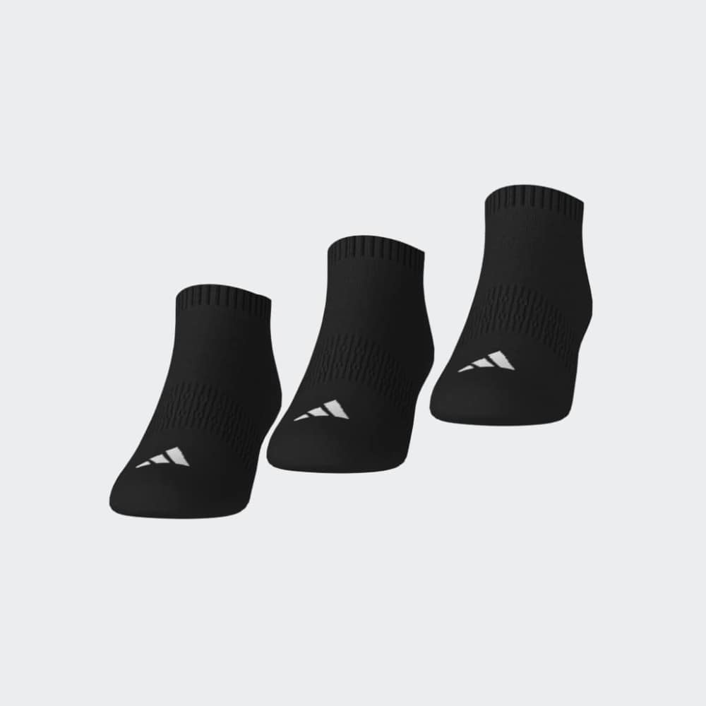 Medias Adidas T ESS Low 3P Unisex - Urbano | KC9628 Negro