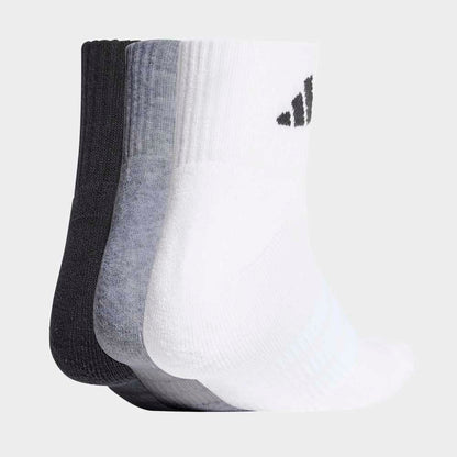 Medias Adidas C ESS ANK 3P Unisex - Urbano | KC9631 Negro/Gris/Blanco