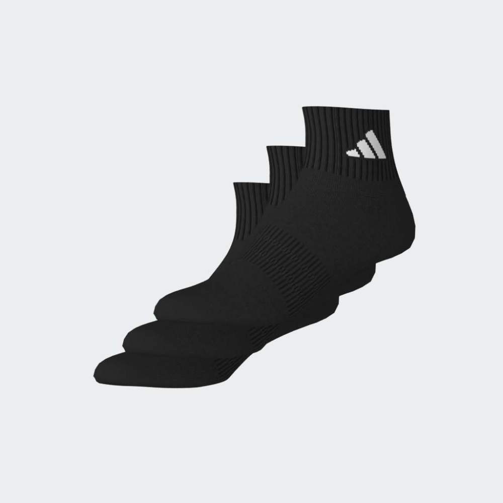 Medias Adidas C ESS ANK 3P Unisex - Urbano | KC9633 Negro