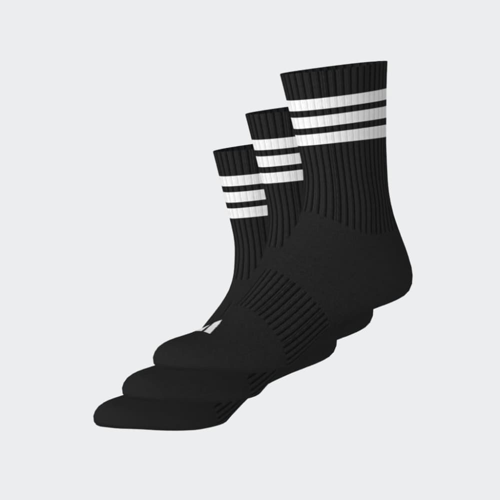 Medias Adidas 3S ESS C CRW 3P Unisex - Urbano | KC9641 Negro