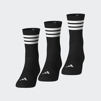 Medias Adidas 3S ESS C CRW 3P Unisex - Urbano | KC9641 Negro
